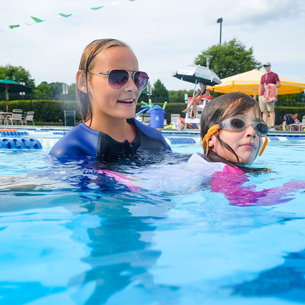 Swimming at Summer Camp
