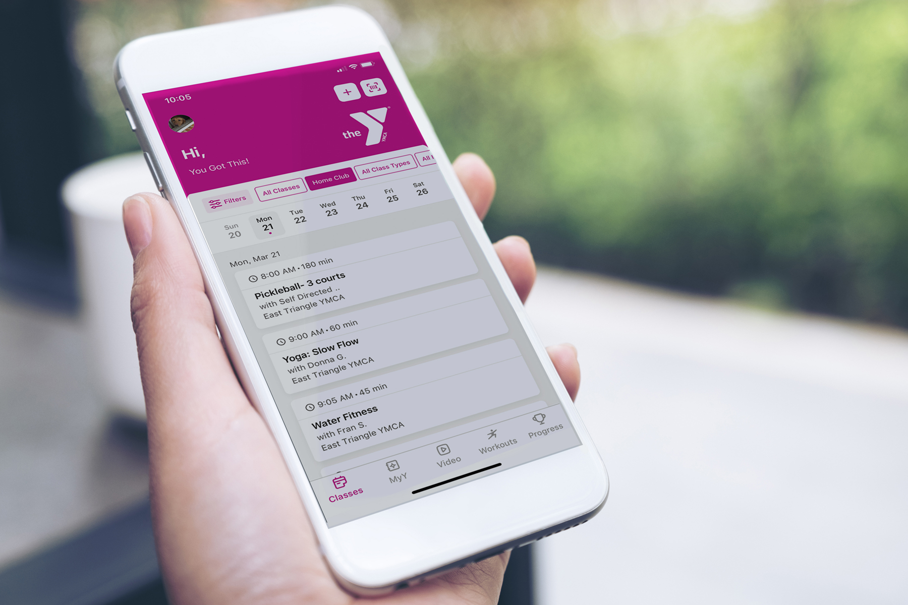 YMCA Mobile App