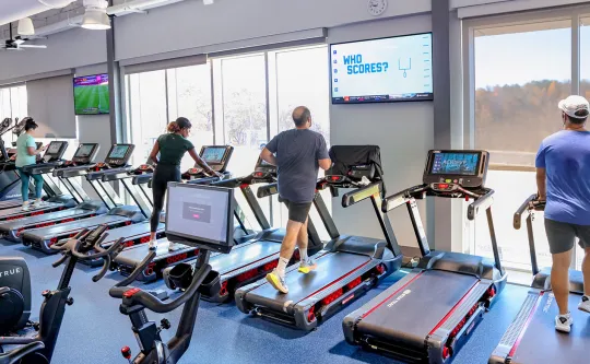 Chatham YMCA wellness floor