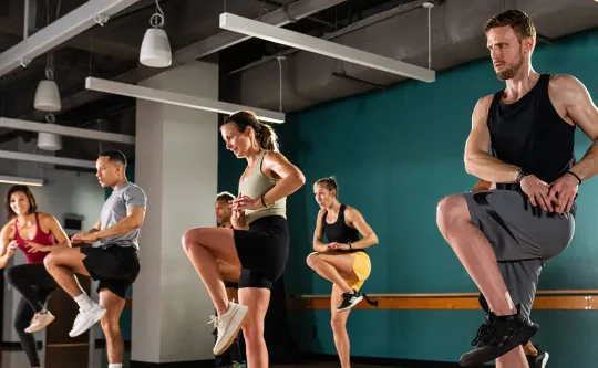 a ymca fitness class