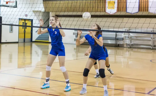 Girls volleyball at the Y