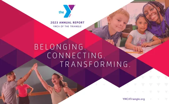 Cover image of the 2023 YMCA of the Triangle Annual Report
