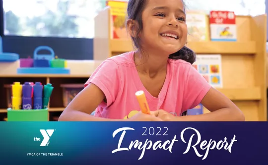 Cover image of the 2022 YMCA of the Triangle Impact Report