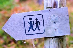 Trail Hiking Signs
