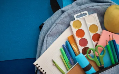 Back Pack with School Supplies